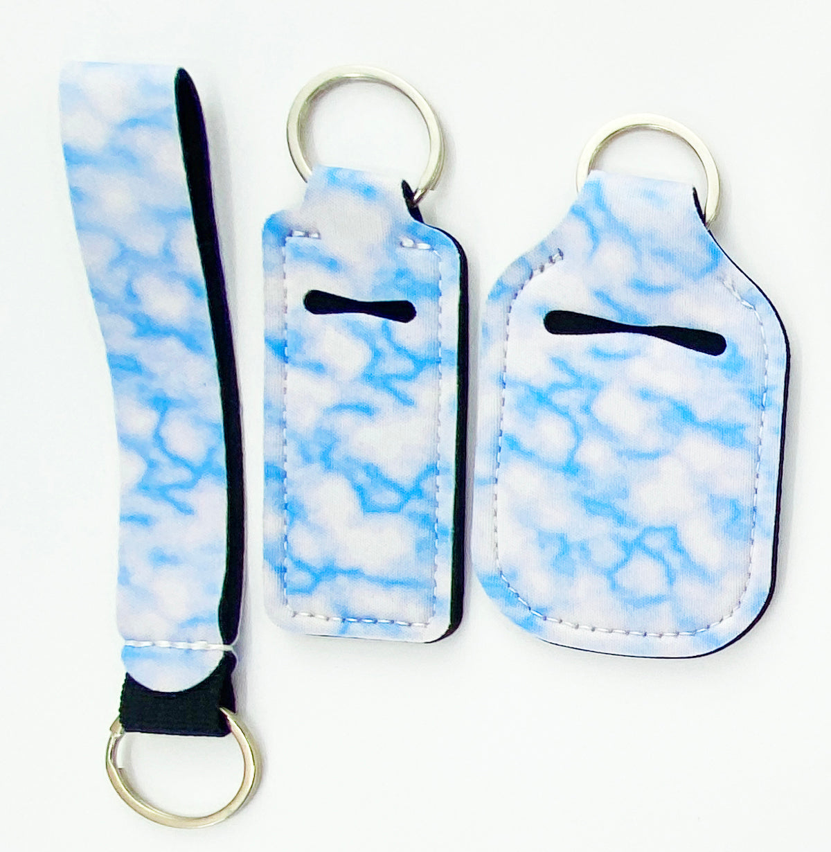 3in1 Lip Gloss Holder& Hand Sanitizer& Keychain Holder