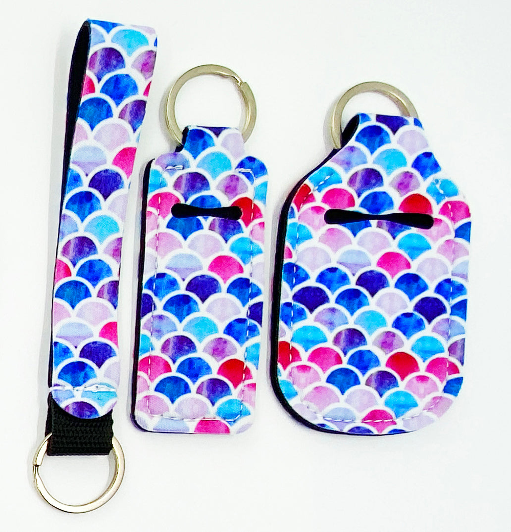 3in1 Lip Gloss Holder& Hand Sanitizer& Keychain Holder