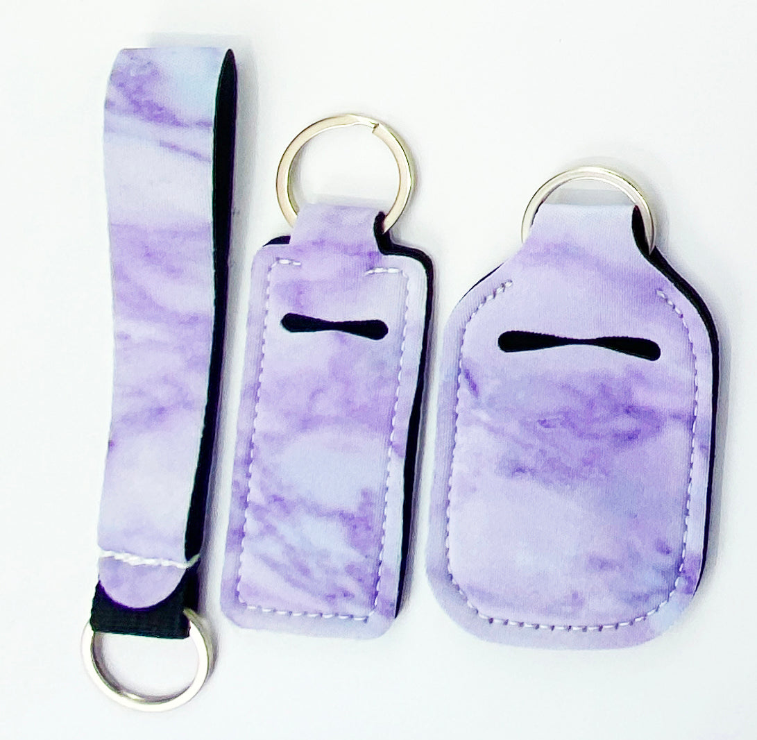 3in1 Lip Gloss Holder& Hand Sanitizer& Keychain Holder